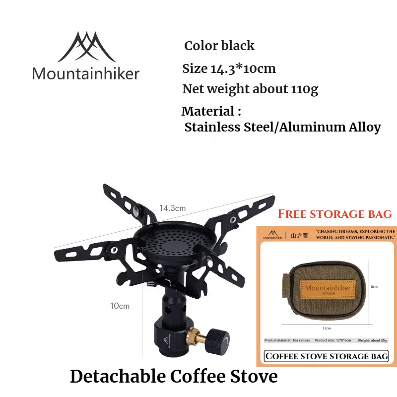 réfaud à gaz Mini brûleur haute puissance 3300 W pour cartouche MOUNTAINHIKER – Image 12