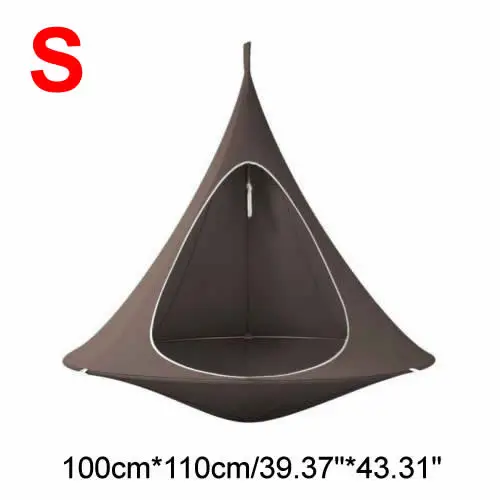 hamac fauteuil suspendu de loisirs imperméable 180 cm balançoire papillon pation relaxation – Image 11