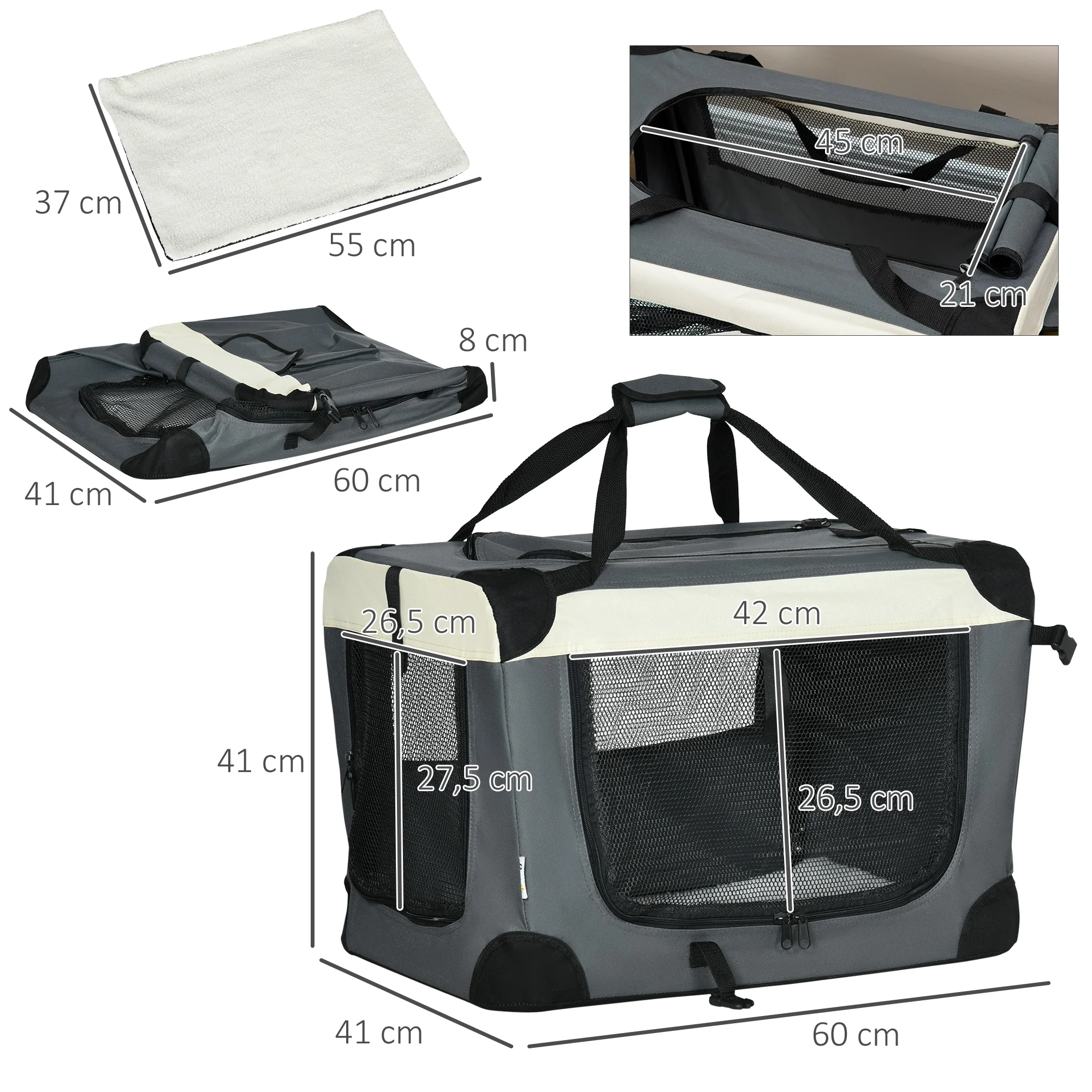 sac de transport caisse de transport pour animal de compagnie – Image 5