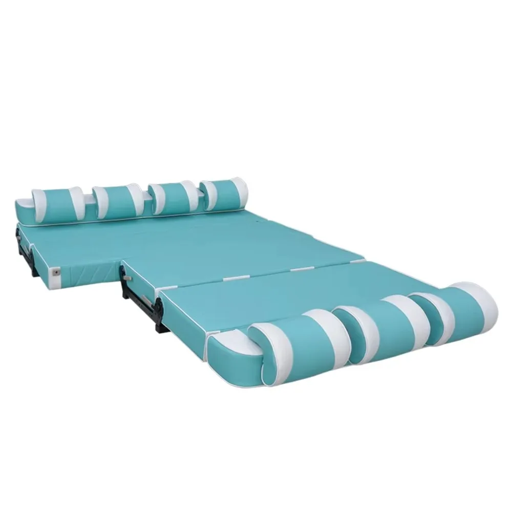 Sièges de camping-car en cuir de luxe réglables, convertibles en lit, avec appuis tête amovible, 2/3 places – Image 5