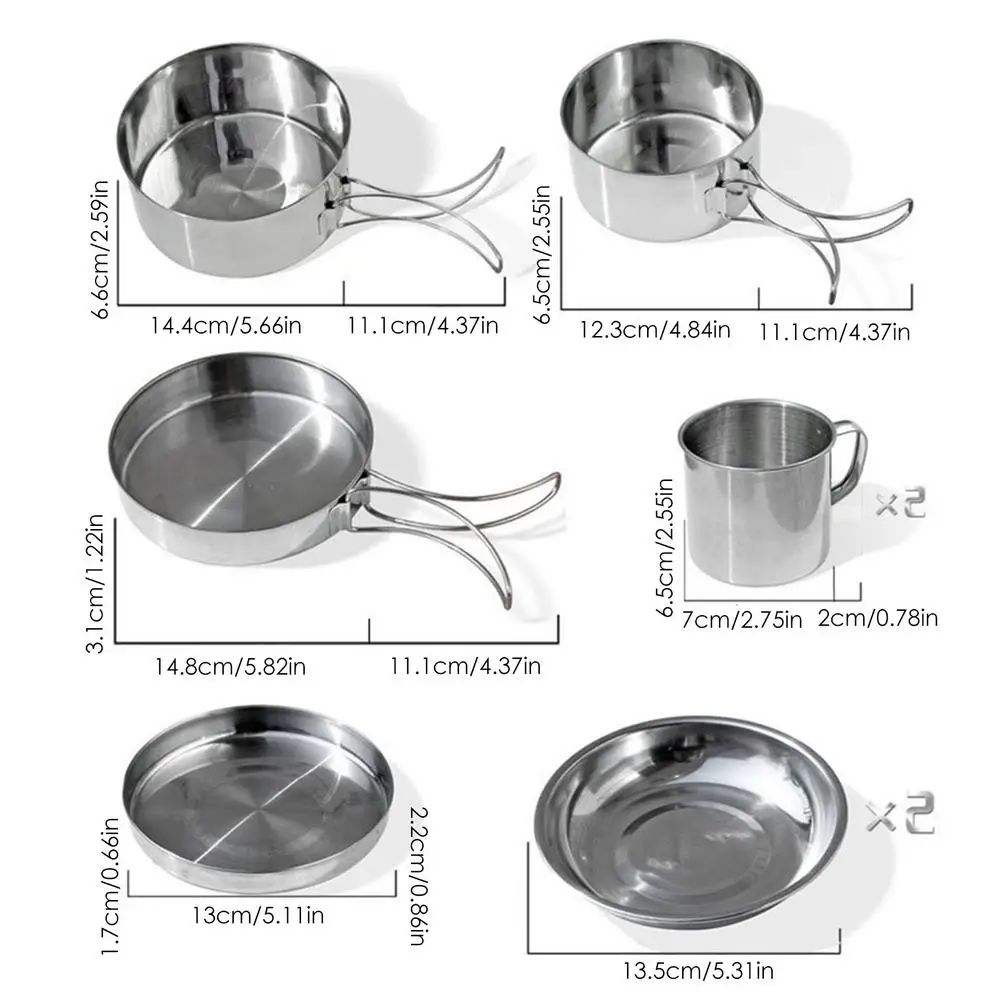 Ensemble d'ustensiles de cuisine acier inoxydable 8 pièces – Image 11