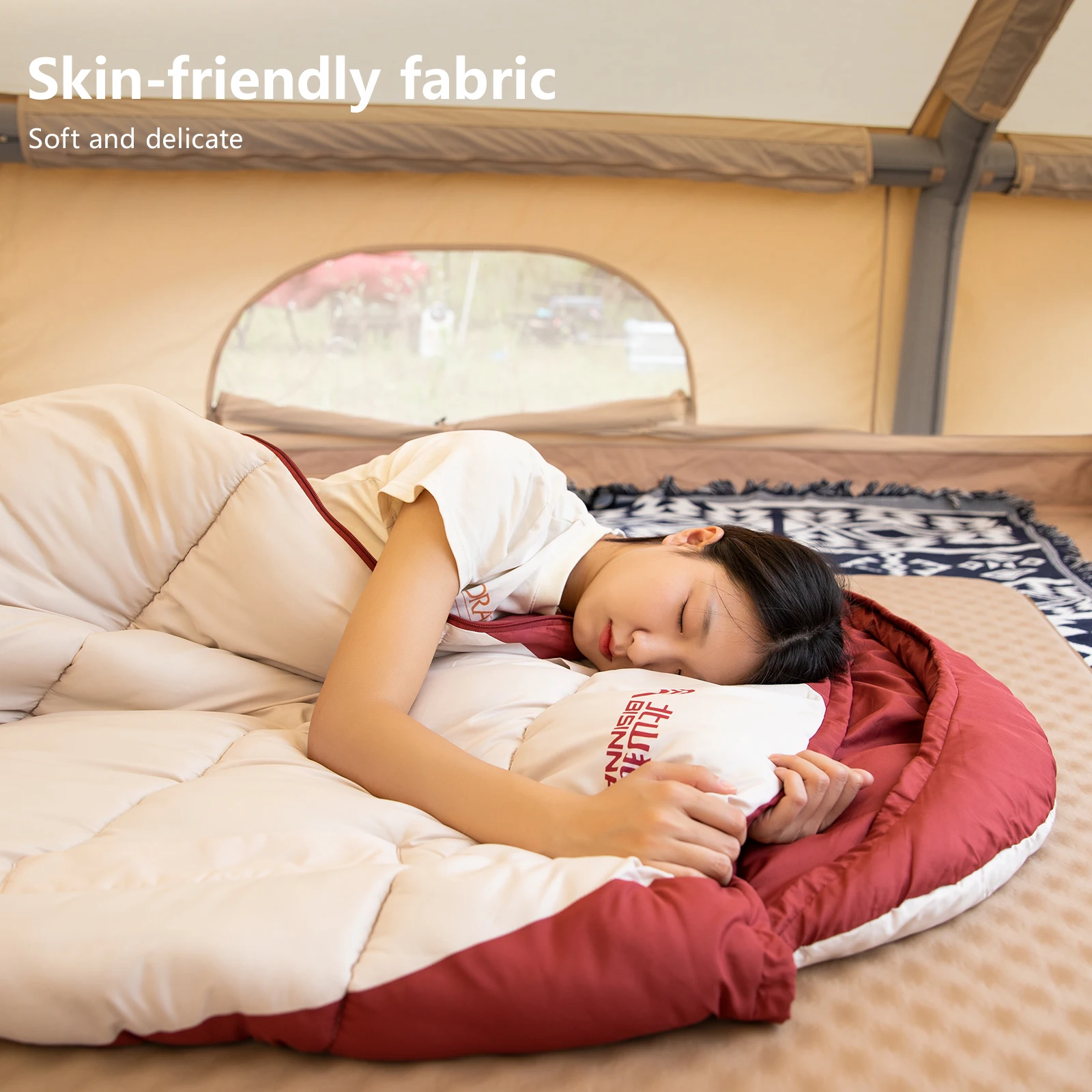 Sac de couchage XL imperméable pour adultes – Image 4