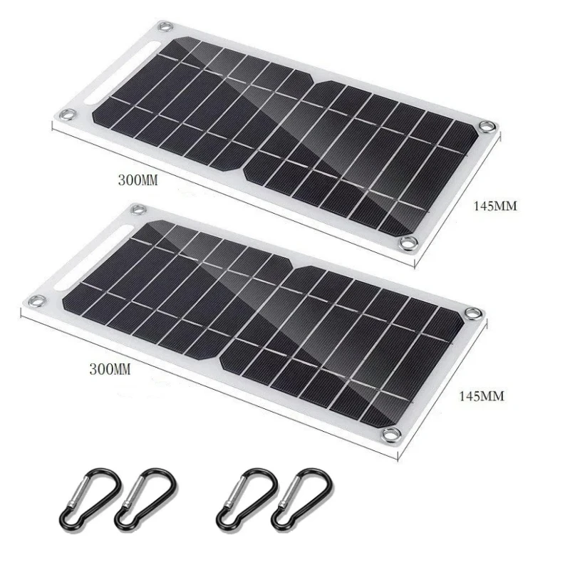 Panneau solaire 5V USB Type-C chargeur téléphone portable – Image 7