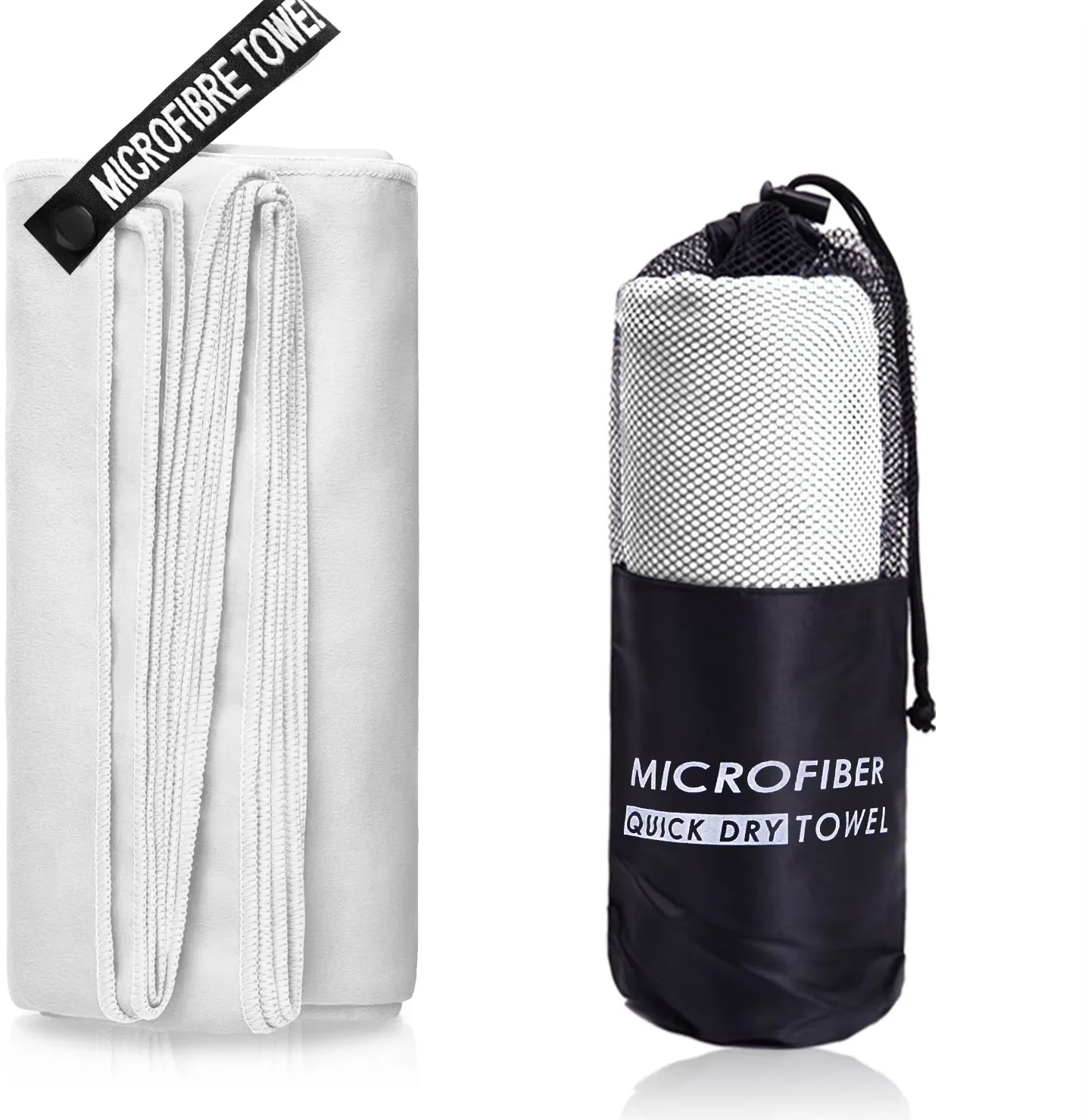 Serviette microfibre absorbantes pour bain/sport/baignade à séchage rapide 40x80/80x160CM – Image 14
