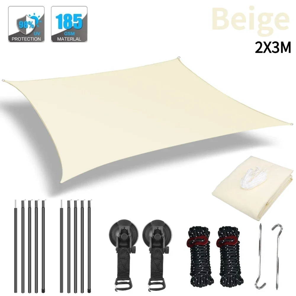 Auvent de voiture abri solaire imperméable, anti-UV – Image 19