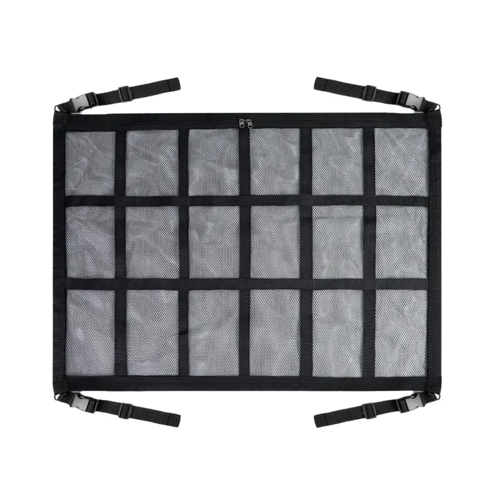 Organisateur de rangement de toit de voiture, sac en filet solide – Image 10