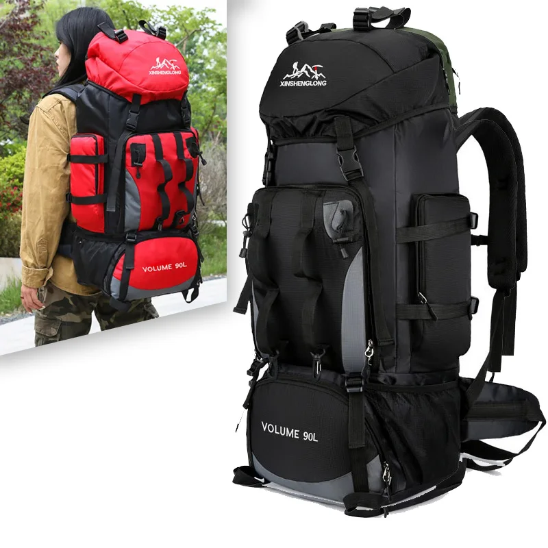 Sac à dos imperméable grande capacité 90 L randonnée camping sport de plein air plutôt hommes