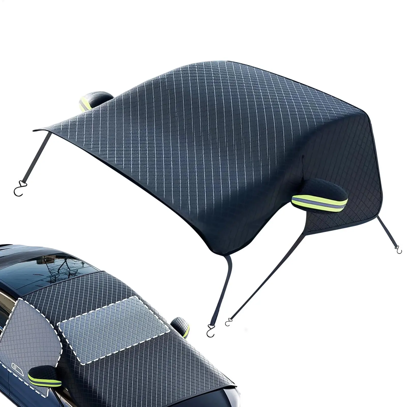 Housse de pare-brise -neige robuste en tissu Oxford imperméable – Image 8