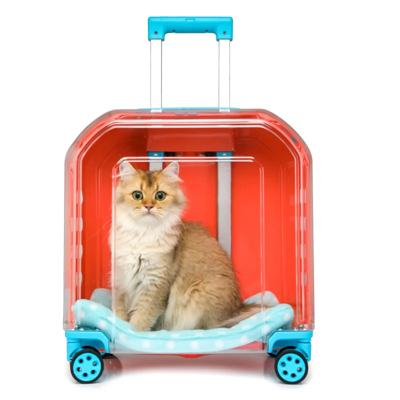 valise/caisse de transport, grande capacité, respirante pour animaux de compagnie, chats et chiens – Image 4