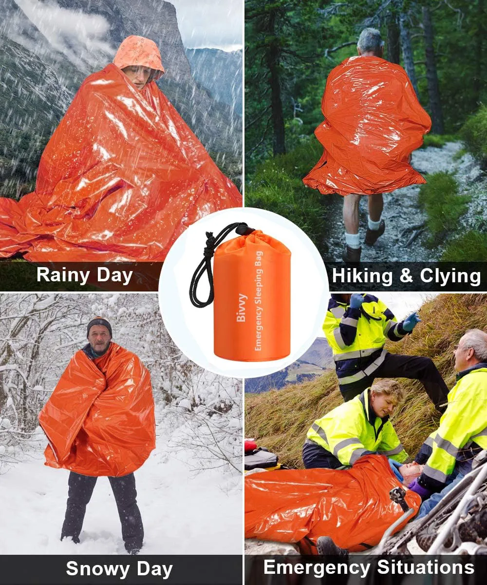 Sac de couchage d'urgence ultra imperméable – Image 17