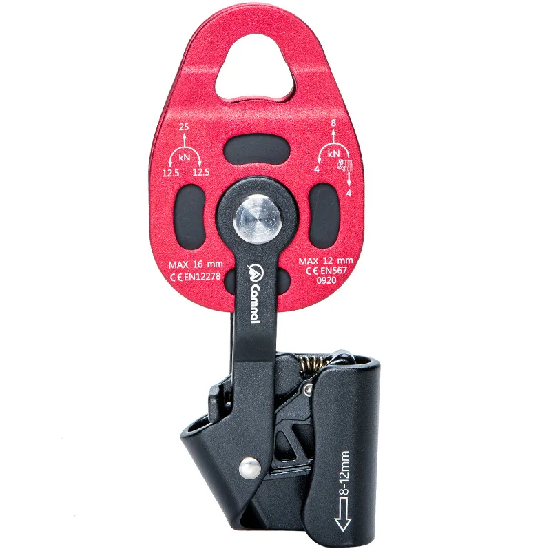 Poulie haute résistance protection en escalade 400kg pour la sur corde de 8 à 12 mm Camnal Professiona
