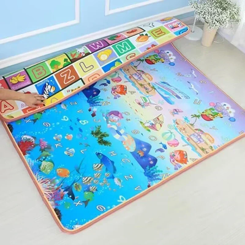 Tapis de jeu/d'activité rampant pour bébé EPE non toxique sécuritaire 5 tailles au choix – Image 12