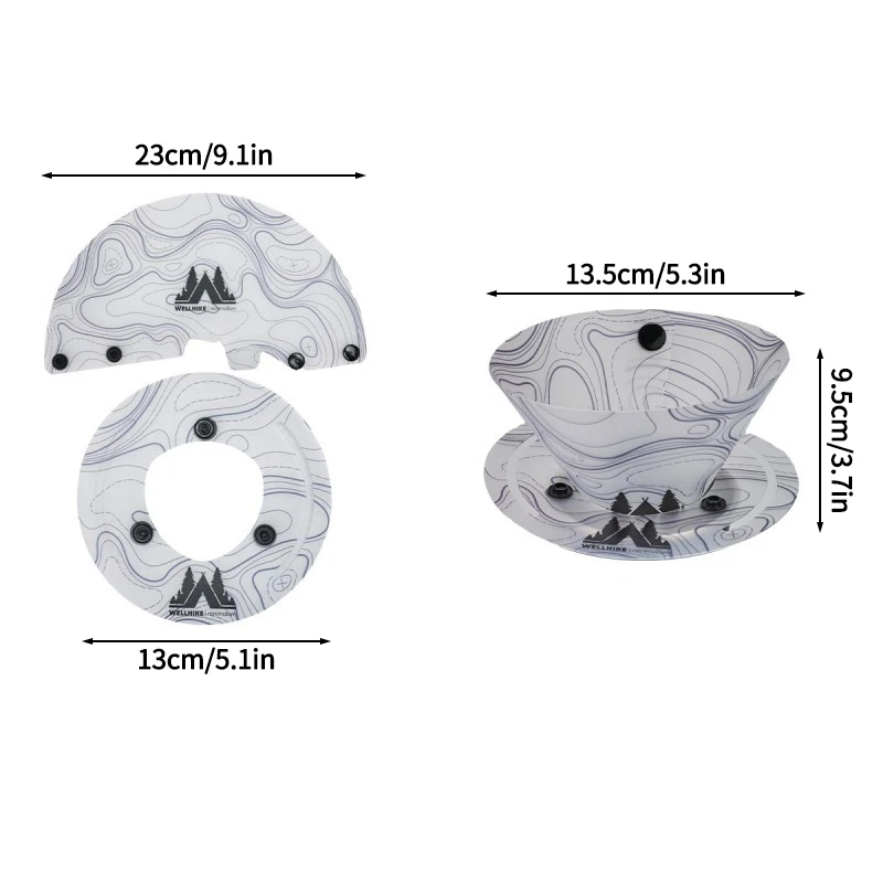 Vaisselle de camping pliable légère pour l'extérieur – Image 18