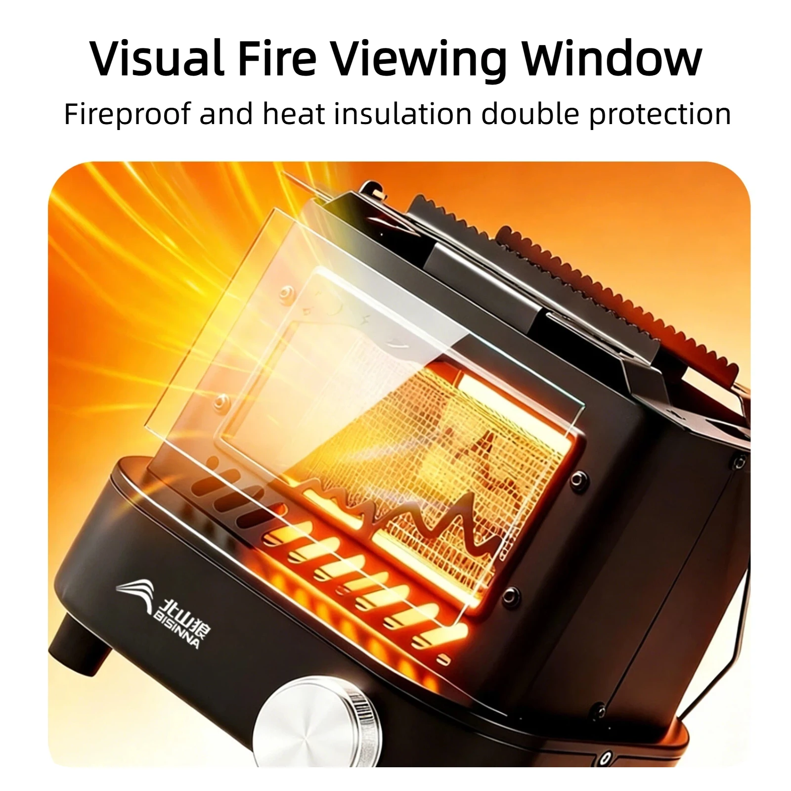 Réchaud/Cuisinière/Chauffage à gaz rétro légère plein air BISINNA – Image 2