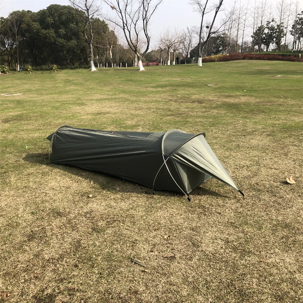 Tente de camping ultralégère étanche 1 personne 210D Oxford – Image 6