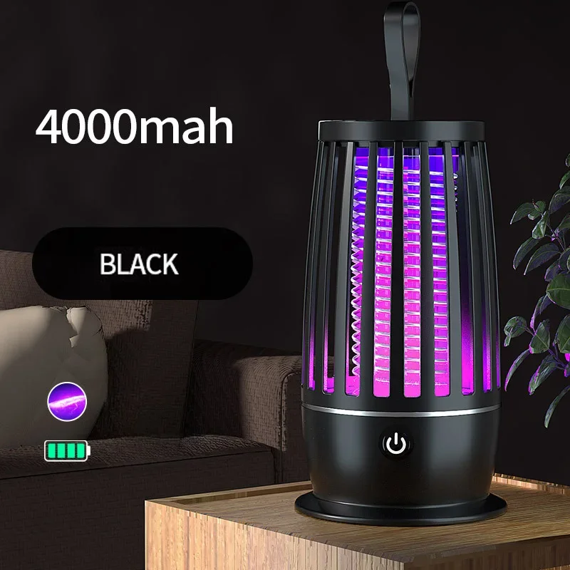 Lampe anti-moustiques électrique rechargeable par USB 2026, silencieux pour extérieur et intérieur – Image 4
