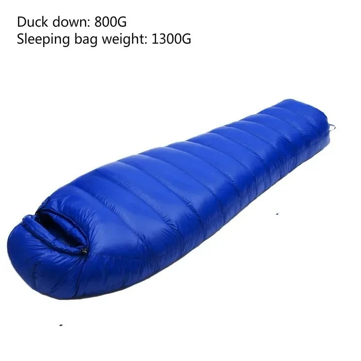 Sac de couchage ultra léger en duvet d'hiver et d'automne 400 g, 1 200 g 0 à -10 – Image 11