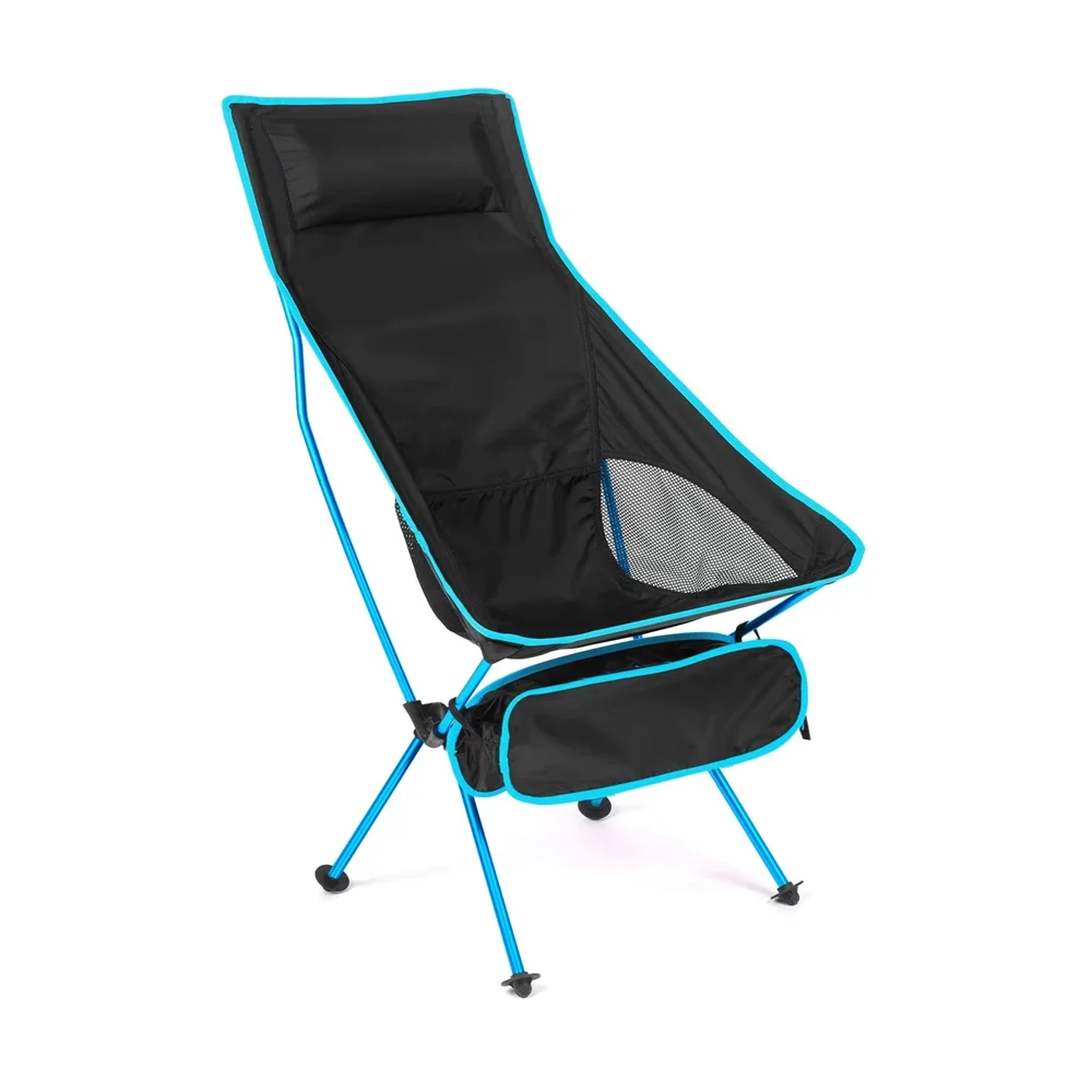 Chaise pliante Chaise légère portable ultra-légère et amovible Siège allongé pliable Pêche Camping Maison BBQ Jardin Randonnée – Image 15