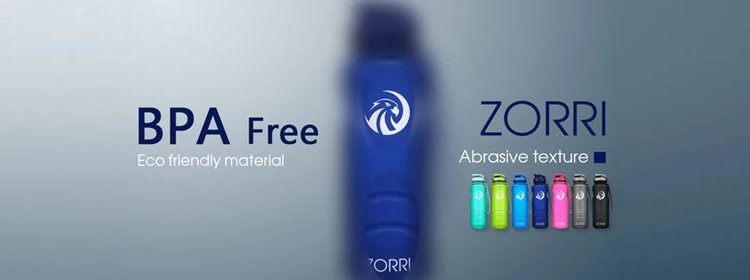 ZORRI Portable Sport Water Bottle 600/800/1000ml BPA Free Outdoor Travel Carrying Tritan Plastic Drink Bottle With Filter NEW – Image 31