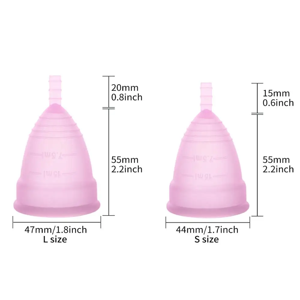 coupe menstruelle en Silicone hygiènique collecteur menstruel, bol menstruel réutilisable – Image 4