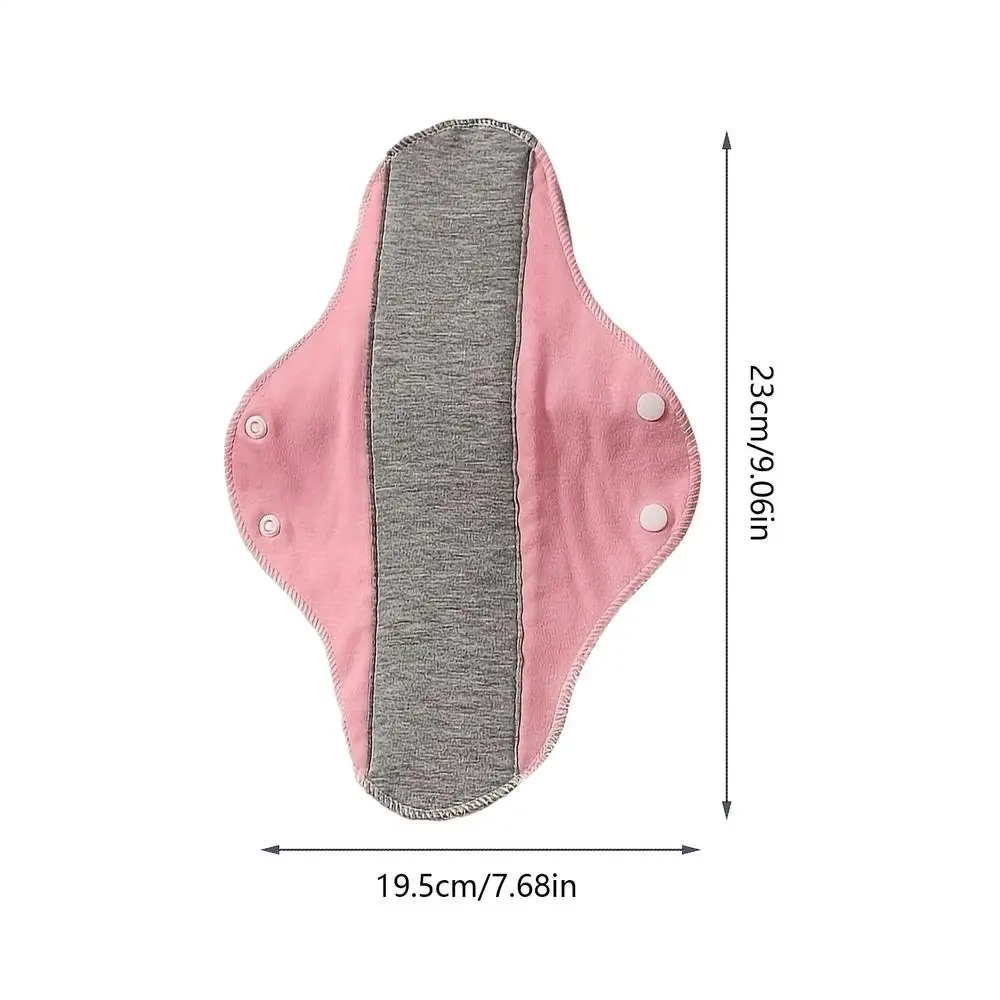 Serviettes hygiéniques réutilisables pour femmes, 6 pièces, imperméables pertes menstruelle et incontinance – Image 7