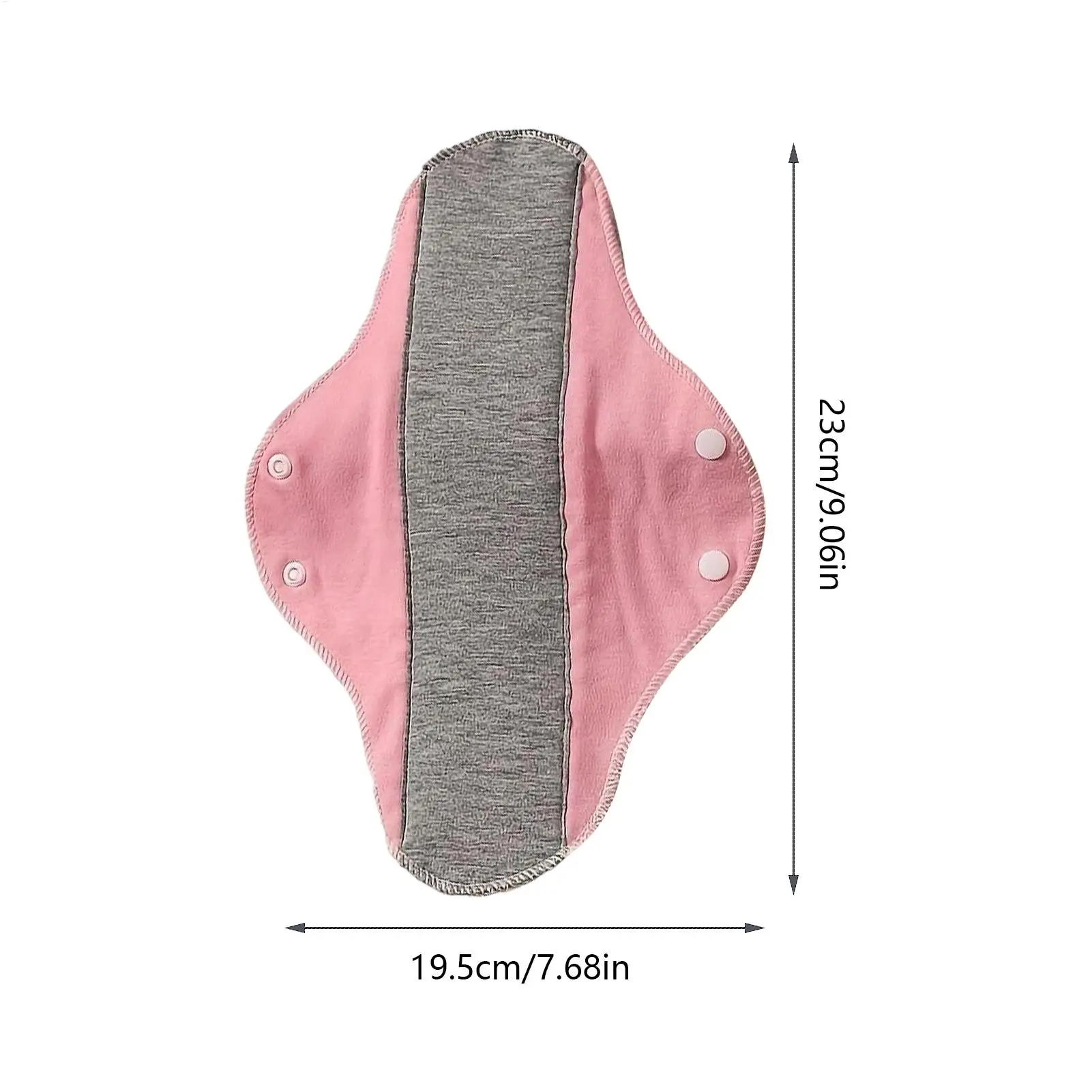 Serviettes hygiéniques réutilisables pour femmes, 6 pièces, imperméables pertes menstruelle et incontinance – Image 6