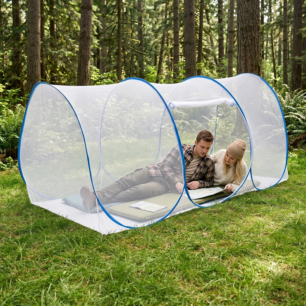 Moustiquaire de voyage Portable pliante, moustiquaire anti-insectes, moustiquaire simple réglable d'été, tente, lit, dortoir