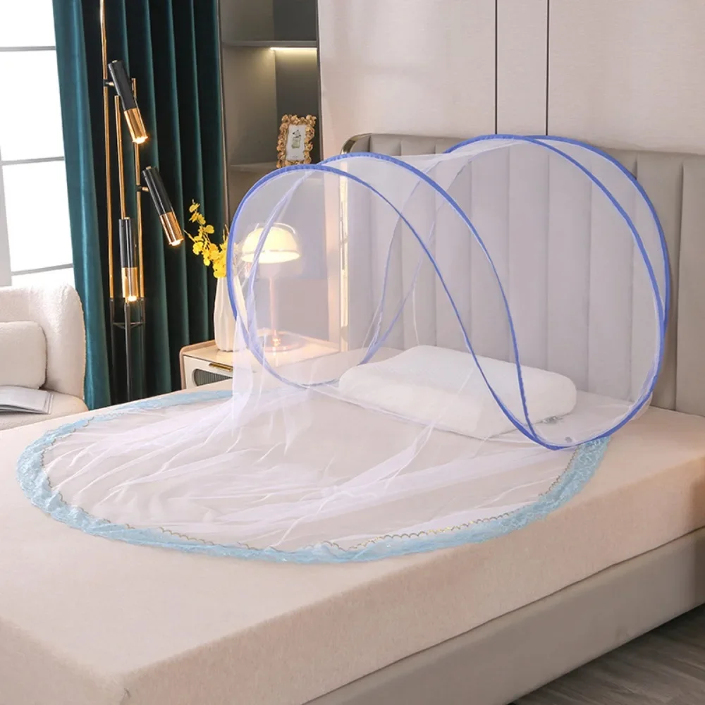 Moustiquaire de voyage anti-moustiques, tente réglable, simple et pliante, pour lit, dortoir 2 secondes – Image 7